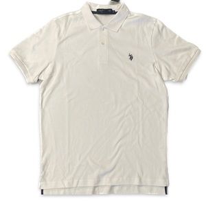 U.S. Polo Assn. White Polo Shirt.